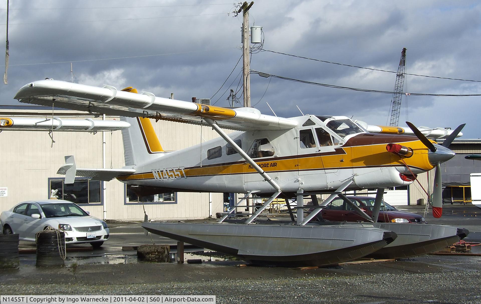 N1455T, 1966 De Havilland Canada DHC-2 Turbo Beaver Mk.3 C/N 1647TB26, De Havilland Canada DHC-2 Turbo-Beaver Mk.III on floats at Kenmore Air Harbor, Kenmore WA