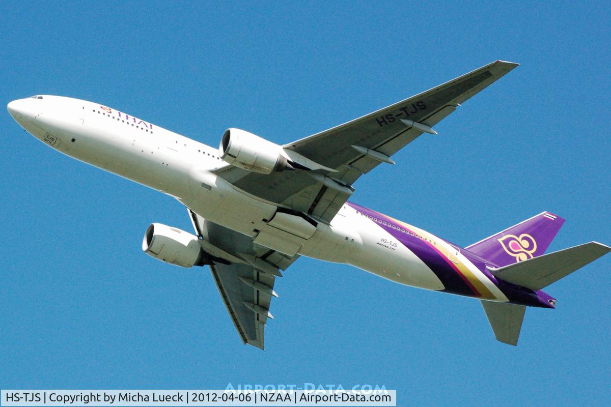 HS-TJS, 2006 Boeing 777-2D7/ER C/N 34587/595, At Auckland