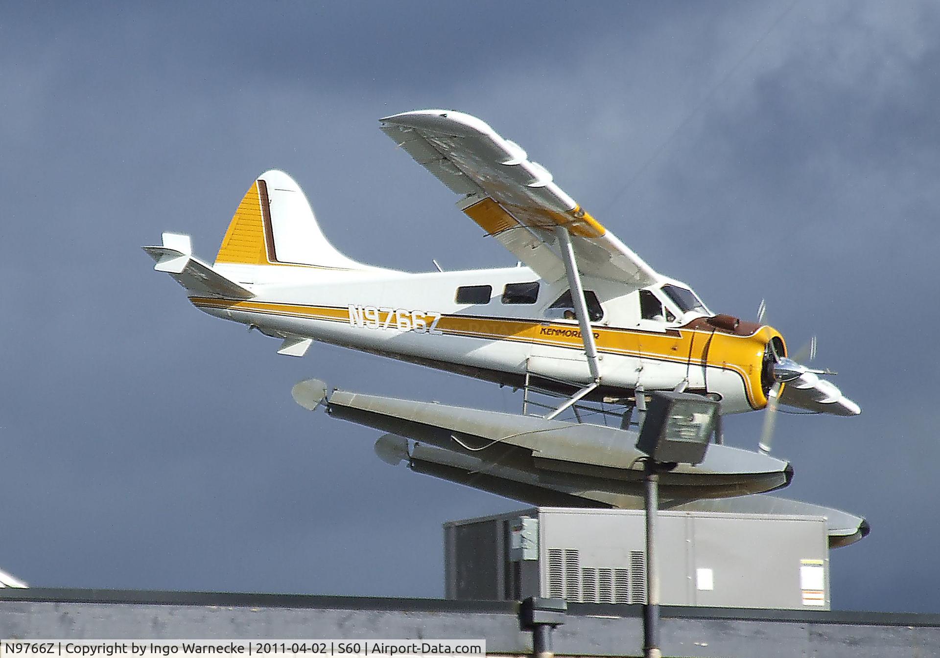 N9766Z, 1953 De Havilland Canada U-6A Beaver C/N 504, De Havilland Canada DHC-2 Beaver on floats at Kenmore Air Harbor, Kenmore WA