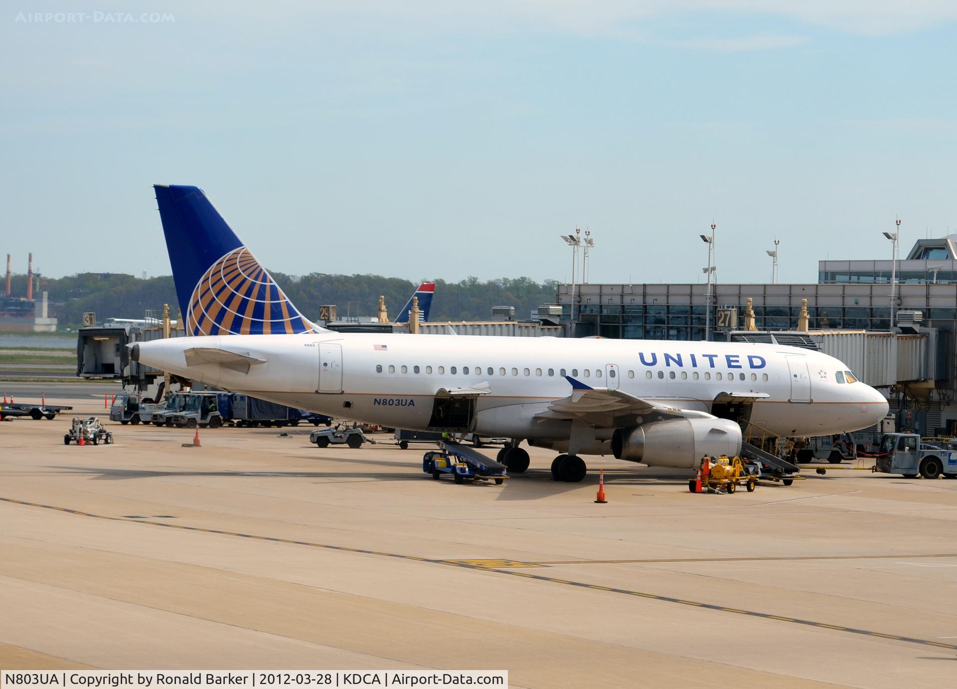 N803UA, 1997 Airbus A319-131 C/N 748, DCA, VA