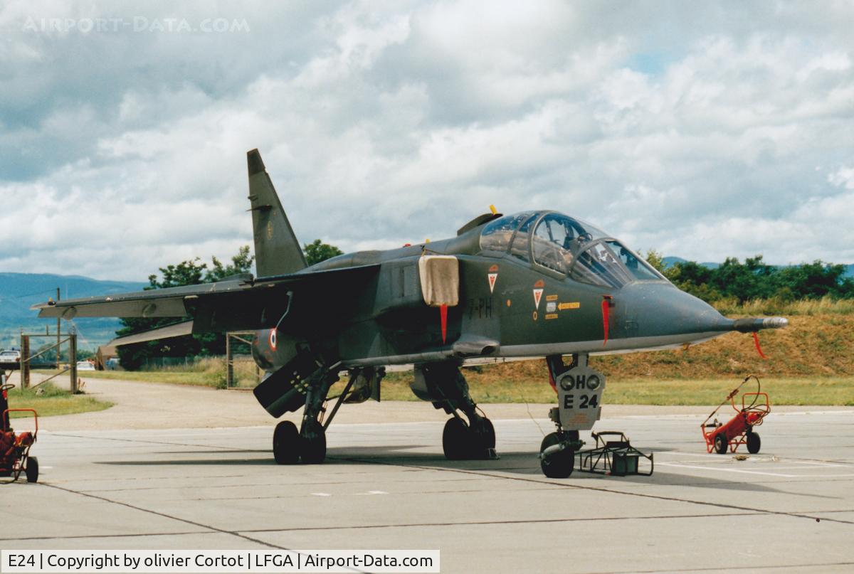 E24, Sepecat Jaguar E C/N E24, Colmar airbase, early 2000's
