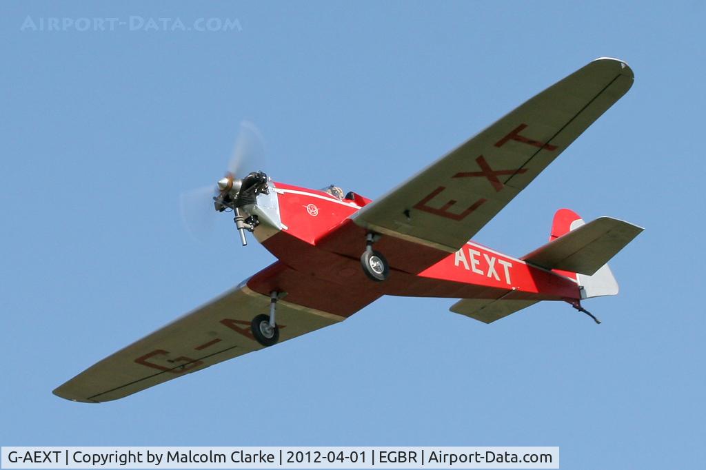 G-AEXT, 1937 Dart Kitten II C/N 123, Kate Howe's delightful Kitten, recently purchased to join her equally delightful 
