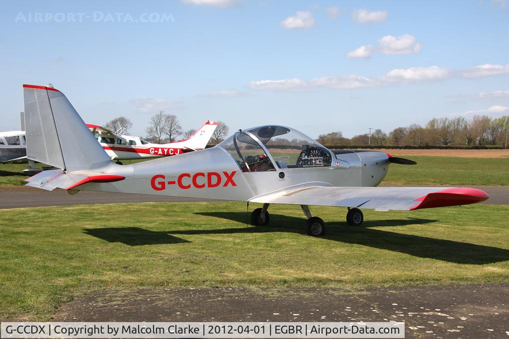 G-CCDX, 2003 Aerotechnik EV-97 Eurostar C/N PFA 315-14013, Aerotechnik EV-97 Eurostar, Breighton Airfield's 2012 April Fools Fly-In.