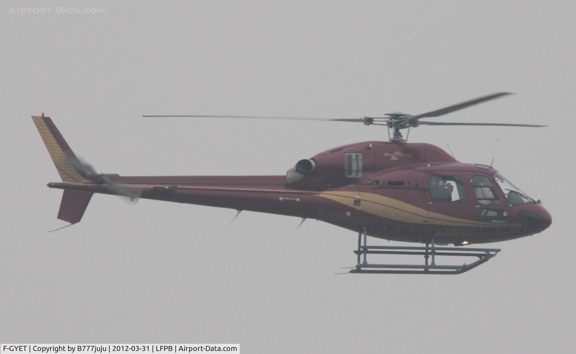 F-GYET, 1992 Eurocopter AS-355N Ecureuil 2 C/N 5525, on transit at Le Bourget