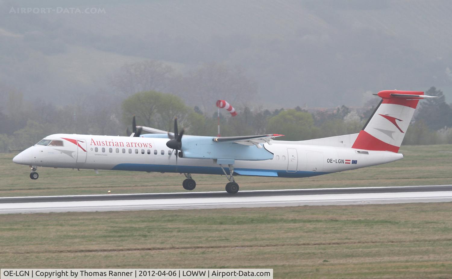OE-LGN, 2010 De Havilland Canada DHC-8-402Q Dash 8 C/N 4326, Austrian Arrows DHC 8