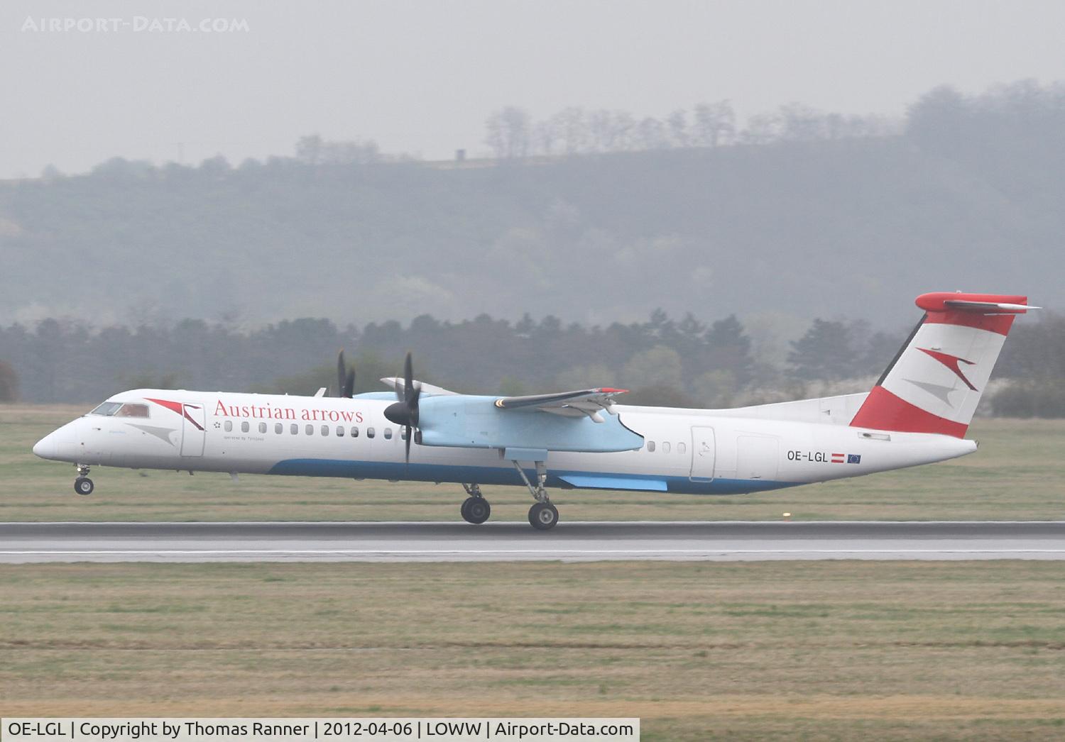 OE-LGL, 2010 De Havilland Canada DHC-8-402Q Dash 8 C/N 4310, Austrian Arrows DHC 8