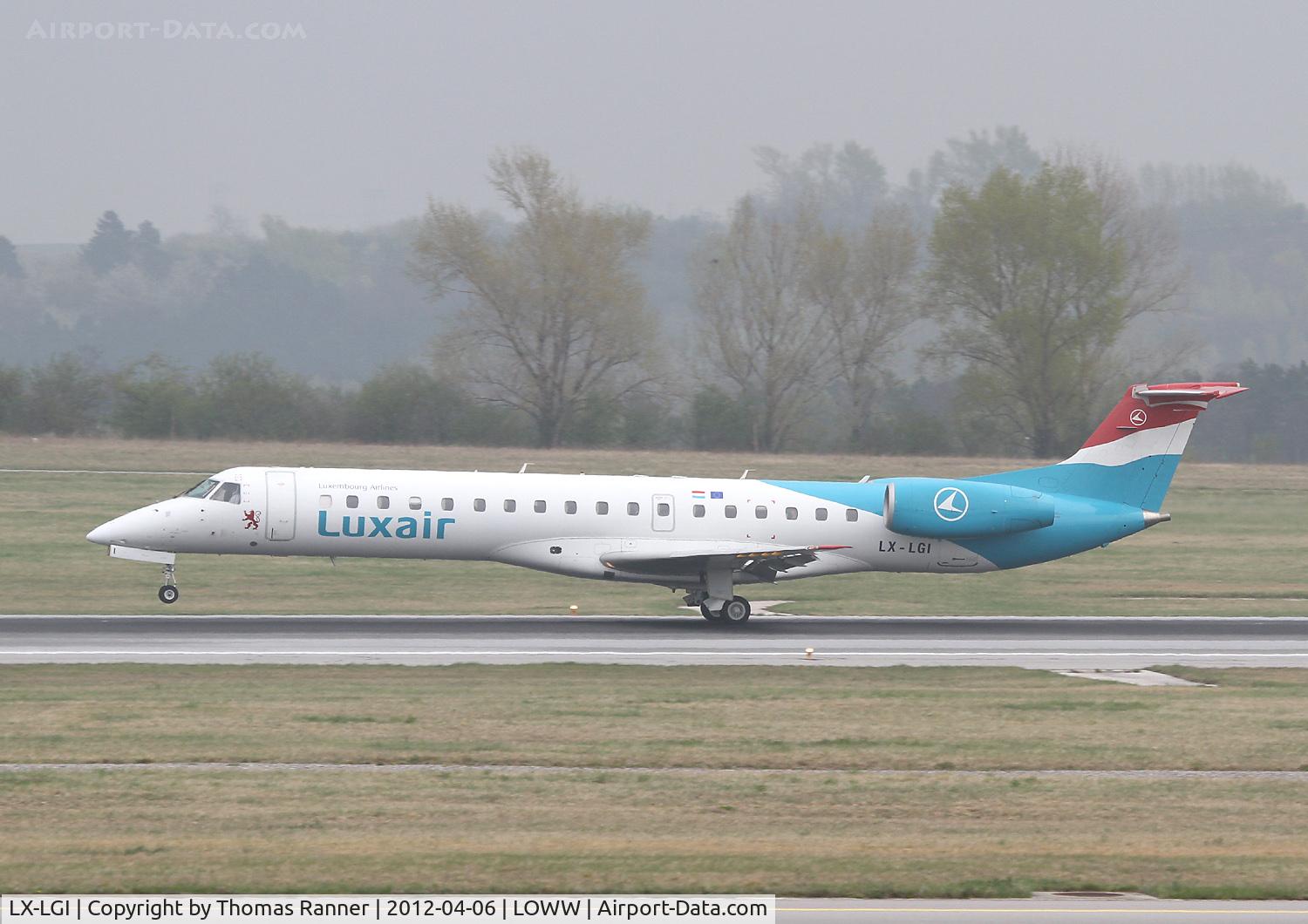 LX-LGI, 2000 Embraer EMB-145LU (ERJ-145LU) C/N 145369, Luxair Embraer 145