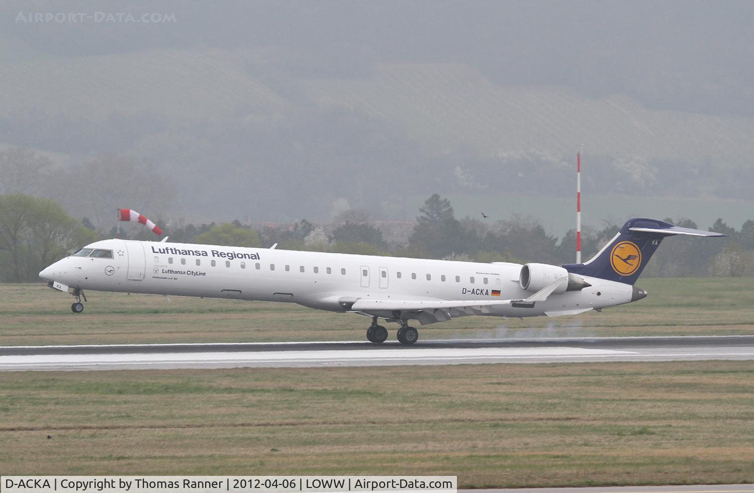 D-ACKA, 2006 Bombardier CRJ-900LR (CL-600-2D24) C/N 15072, Lufthansa City Line Canadair CRJ-900