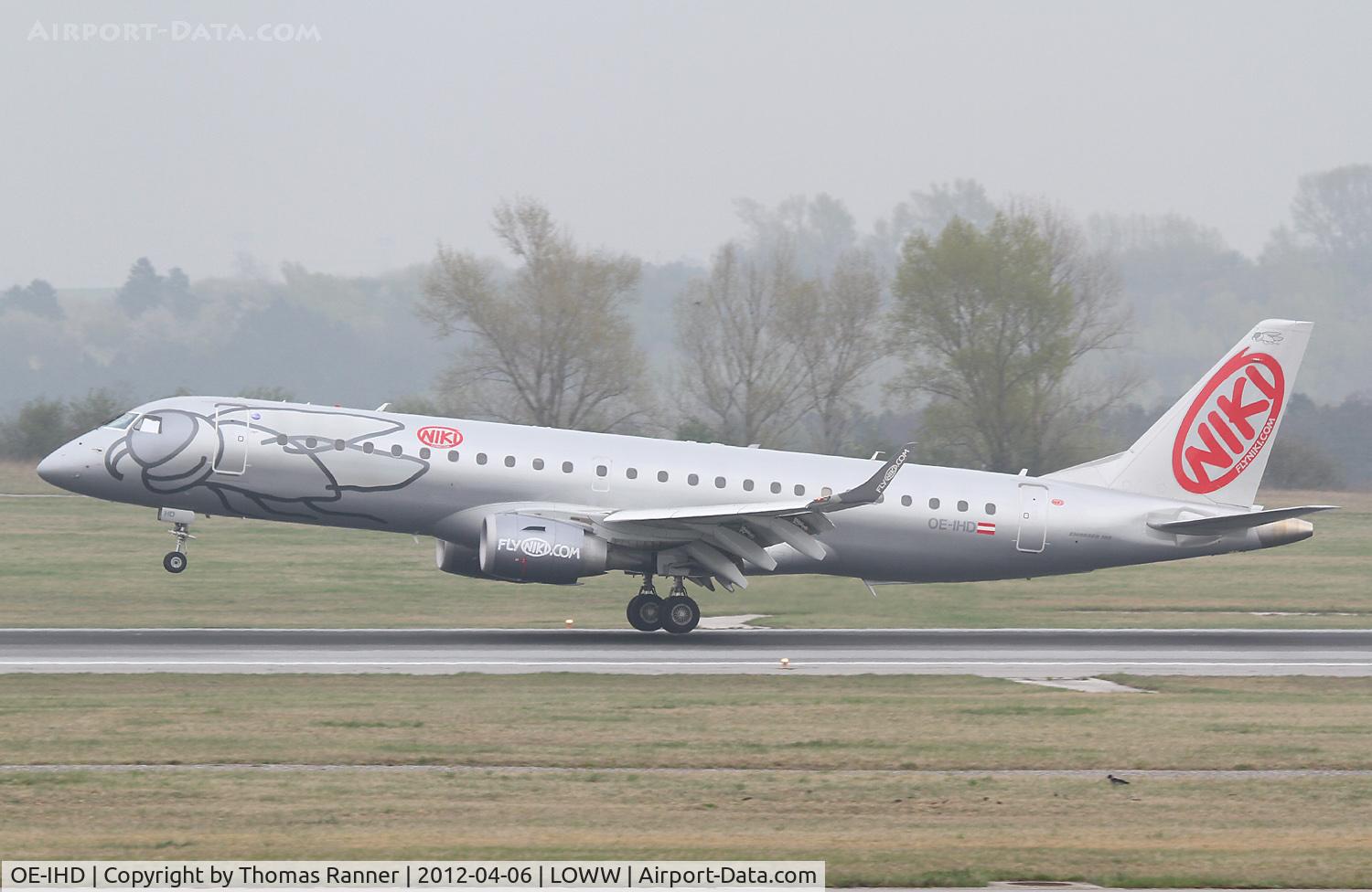 OE-IHD, 2010 Embraer E190 (ERJ-190-100) C/N 19000354, Niki Embraer 190