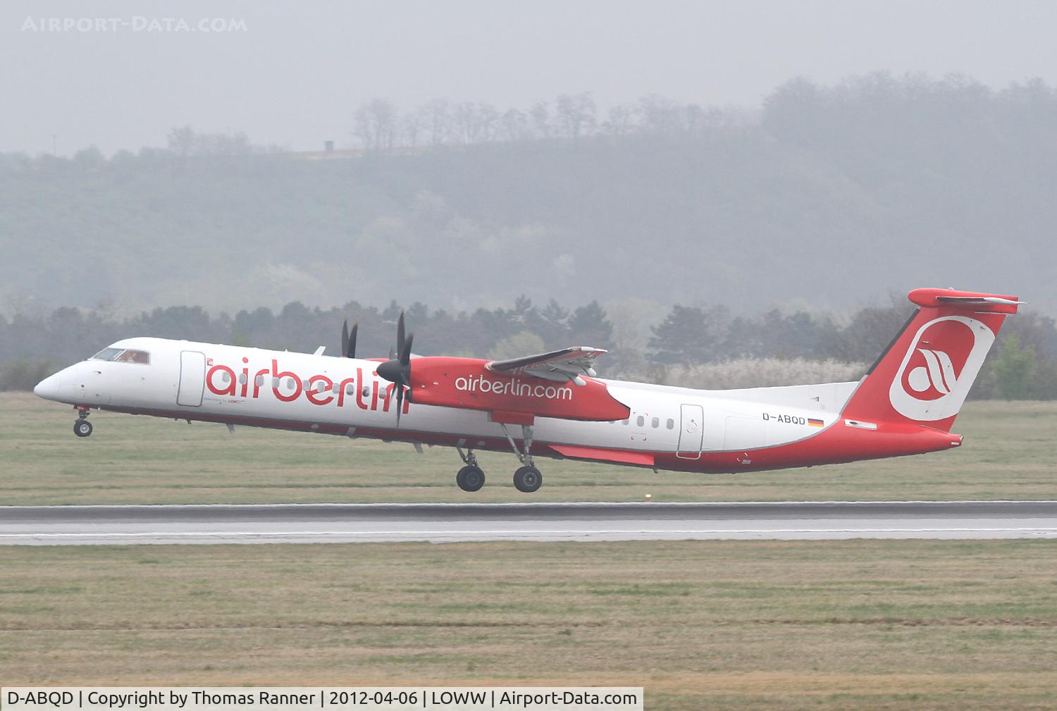 D-ABQD, 2009 De Havilland Canada DHC-8-402Q Dash 8 C/N 4234, Air Berlin DHC 8