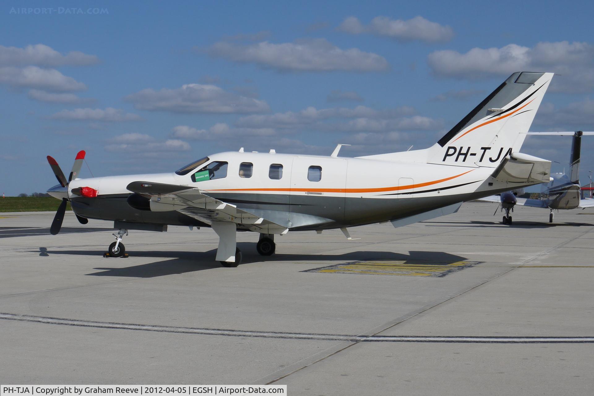 PH-TJA, 2007 Socata TBM-850 C/N 428, Paked at Norwich.