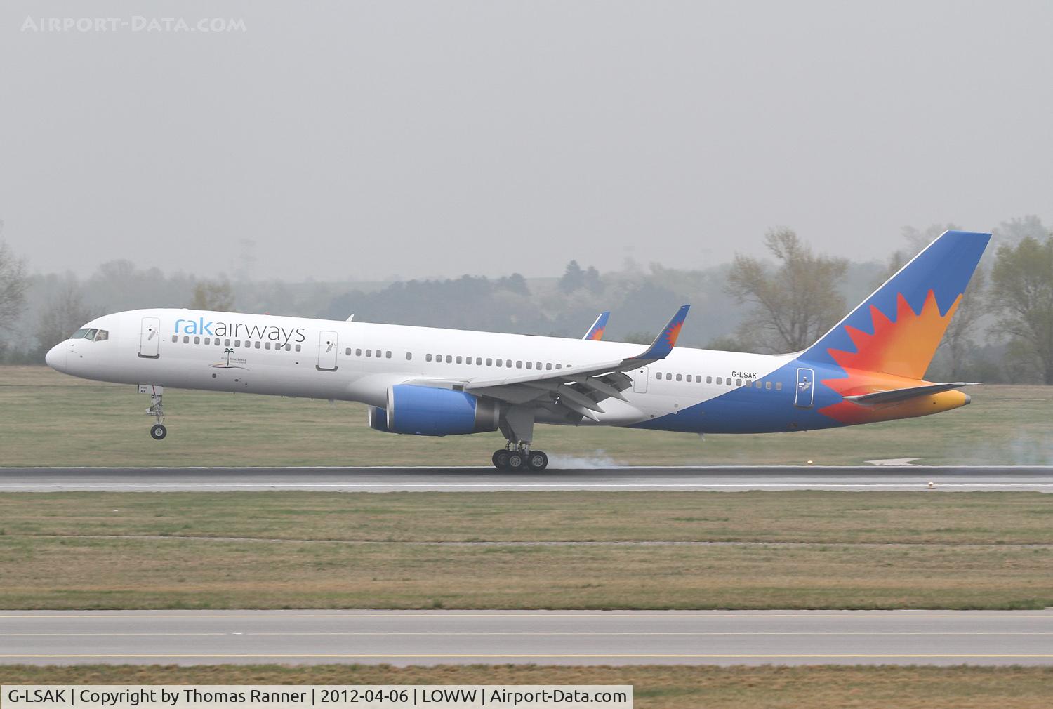 G-LSAK, 1996 Boeing 757-23N C/N 27973, Rak Airways Boeing 757