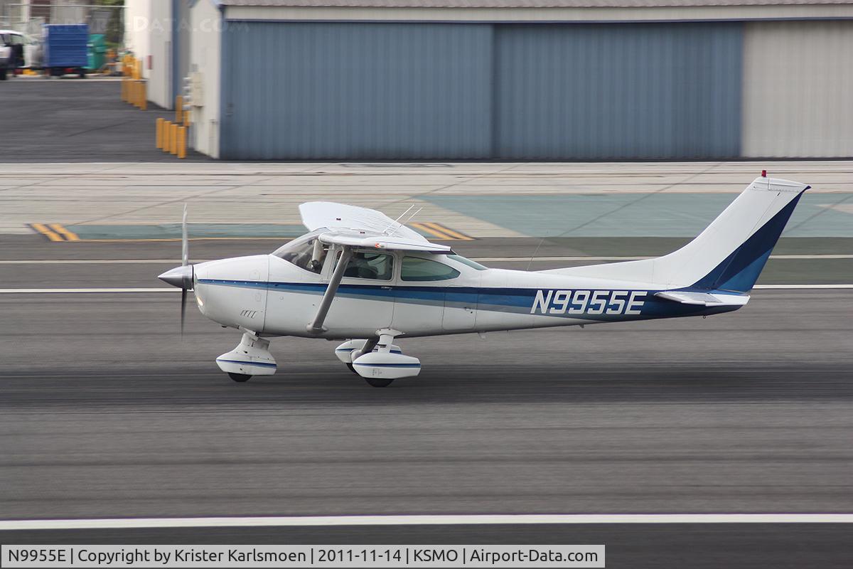 N9955E, 1975 Cessna 182P Skylane C/N 18264015, Departing RWY 21.