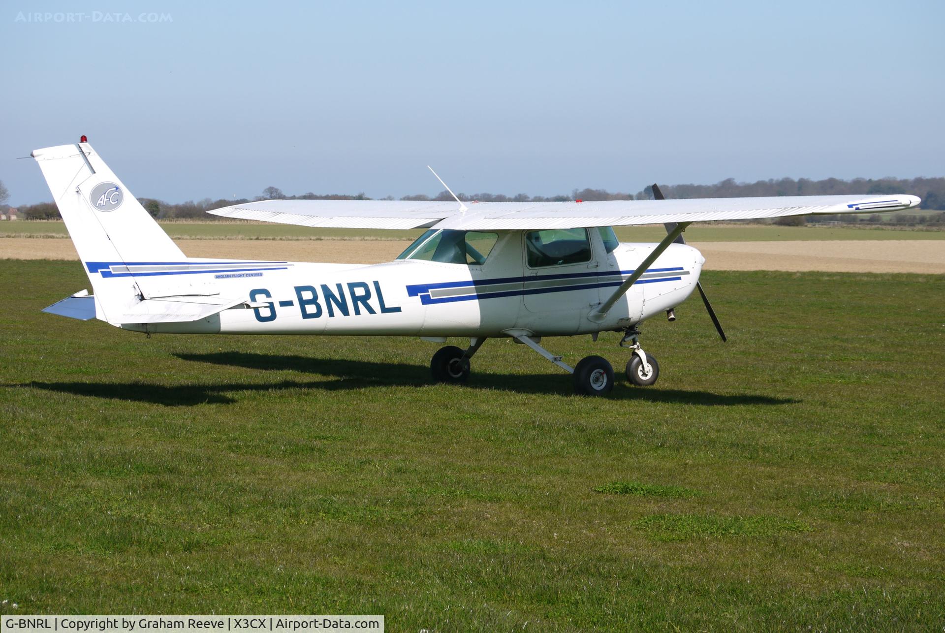 G-BNRL, 1984 Cessna 152 C/N 152-84250, Parked at Northrepps.
