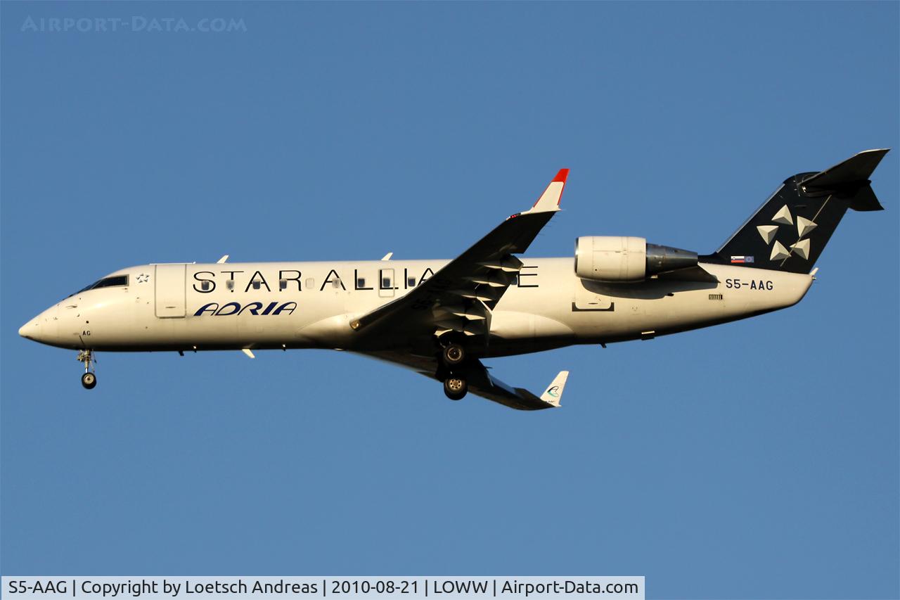 S5-AAG, 2000 Canadair CRJ-200LR (CL-600-2B19) C/N 7384, Adria Airways