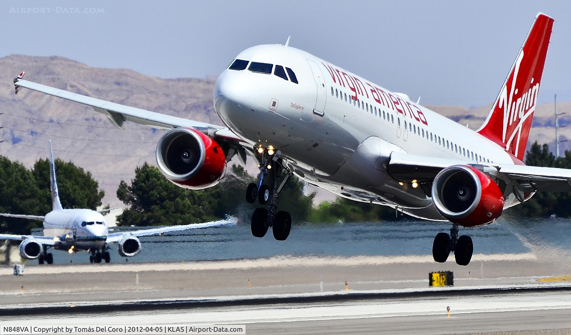 N848VA, 2011 Airbus A320-214 C/N 4959, N848VA Virgin America Airbus A320-214 C/N 4959 