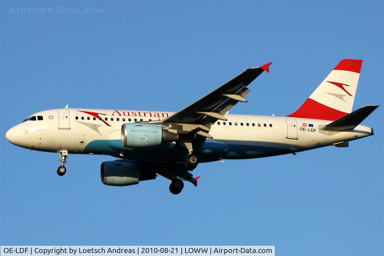 OE-LDF, 2005 Airbus A319-112 C/N 2547, named 