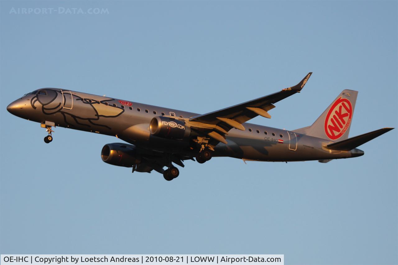 OE-IHC, 2010 Embraer 190LR (ERJ-190-100LR) C/N 19000349, c/n.19000349 Fly Niki named 