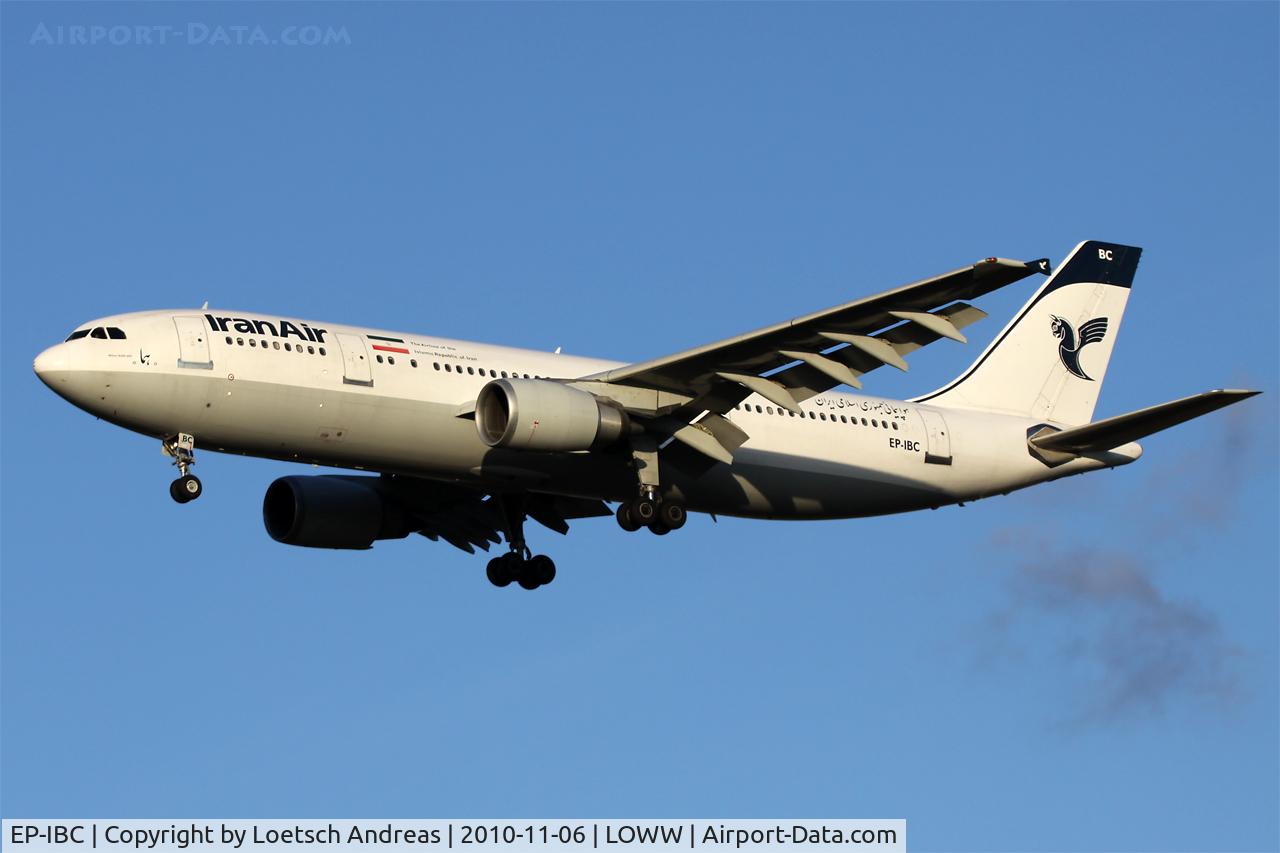 EP-IBC, 1992 Airbus A300B4-605R C/N 632, Iran Air