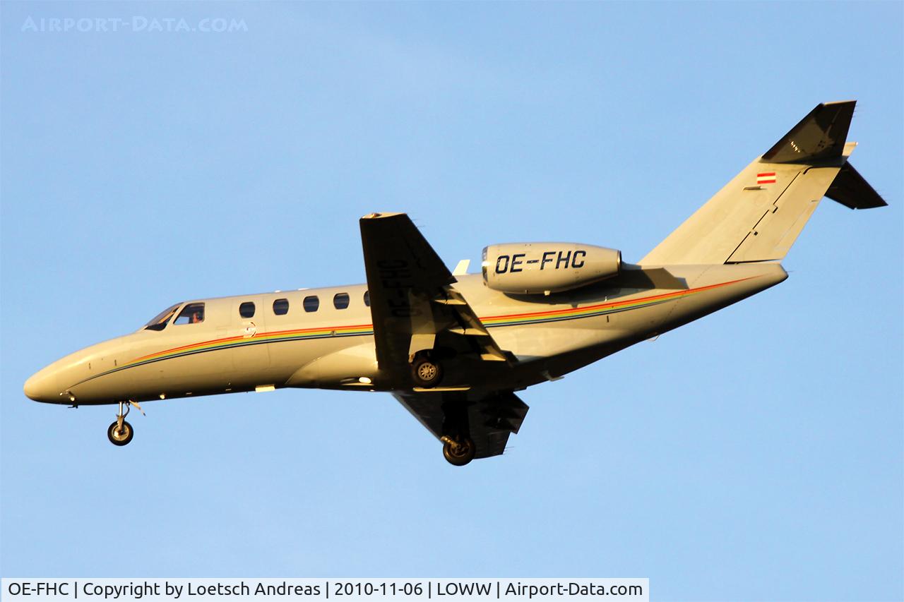 OE-FHC, 2008 Cessna 525A CitationJet CJ2+ C/N 525A-0415, Avcon Jet AG
