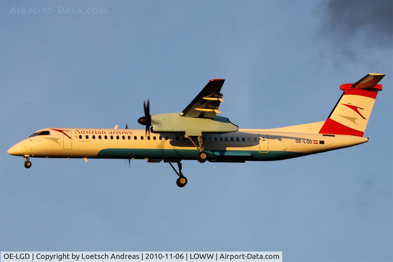 OE-LGD, 2000 De Havilland Canada DHC-8-402Q Dash 8 C/N 4027, named 