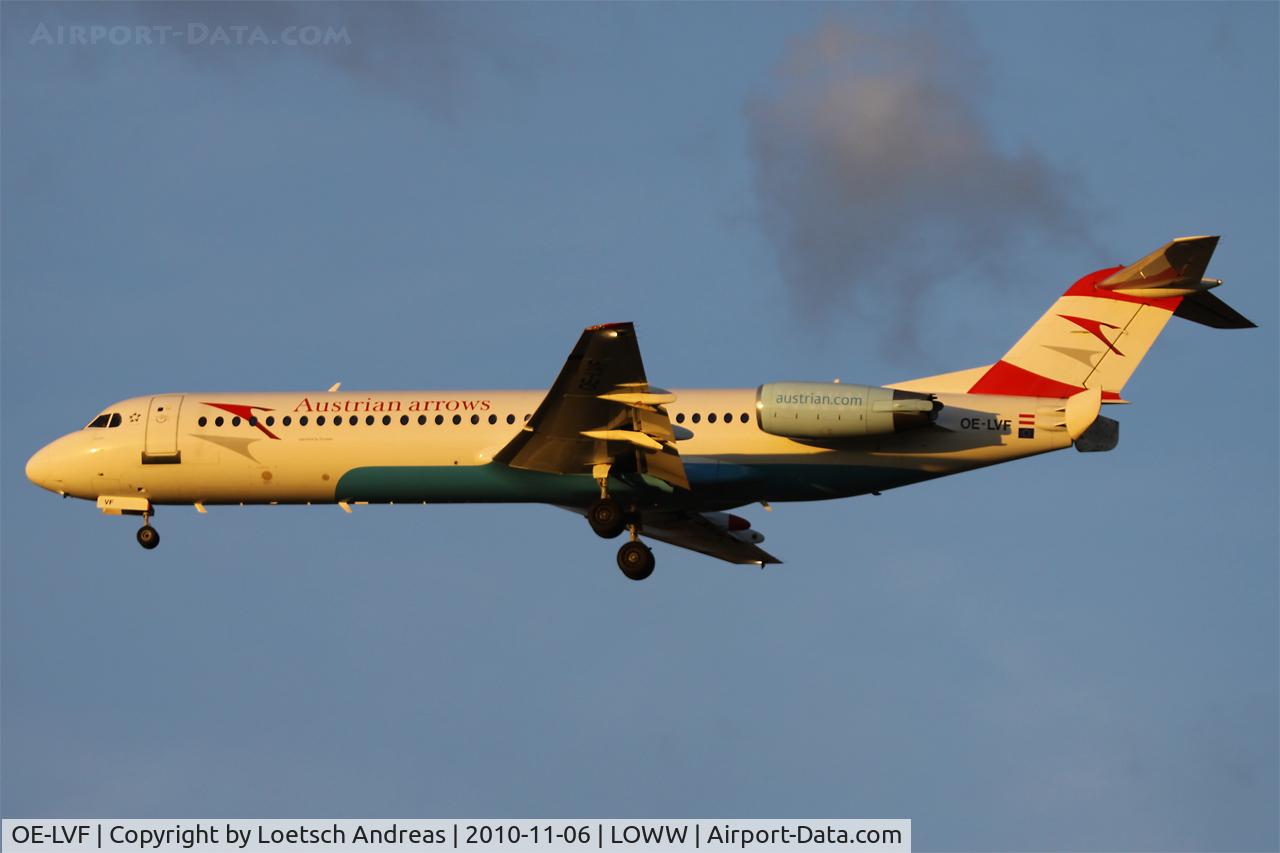 OE-LVF, 1993 Fokker 100 (F-28-0100) C/N 11483, named 