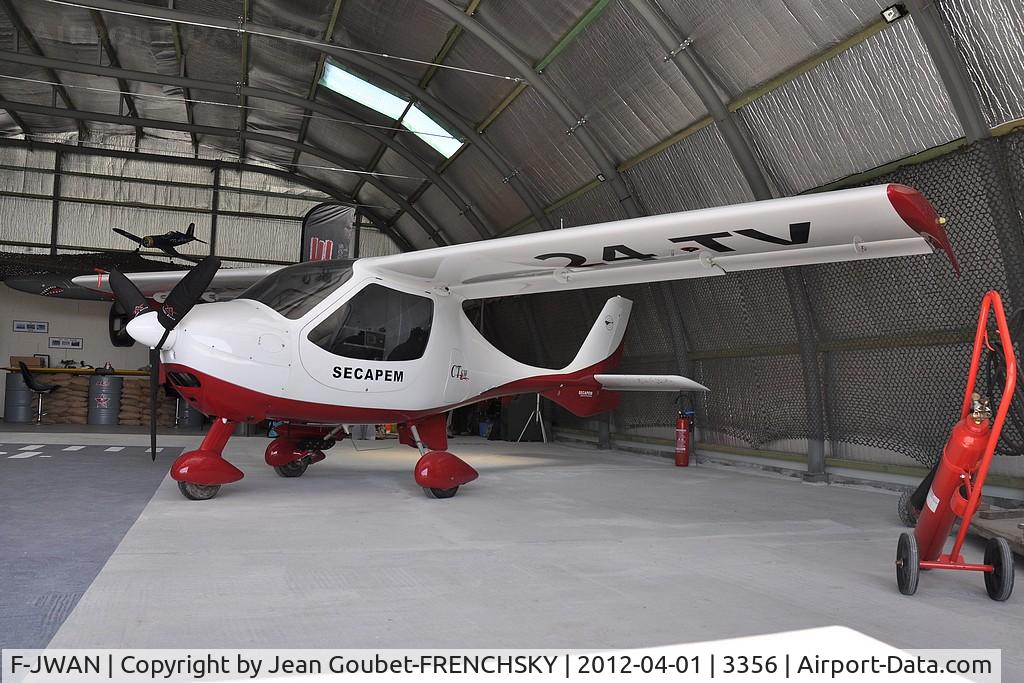 F-JWAN, Flight Design CTSW C/N 24, base ulm LF3356 Saint Estéphe France