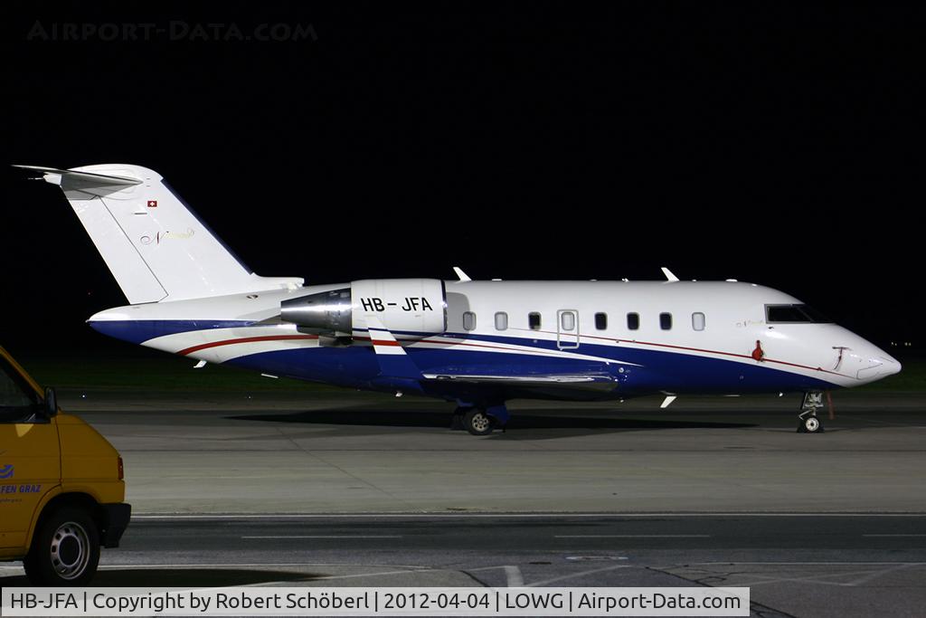 HB-JFA, 2007 Bombardier Challenger 605 (CL-600-2B16) C/N 5715, HB-JFA
