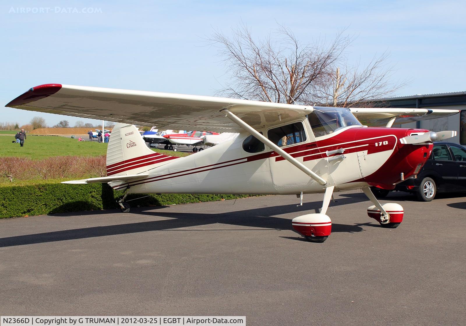 N2366D, 1952 Cessna 170B C/N 20518, At 2012 VAC Spring Fly-in
