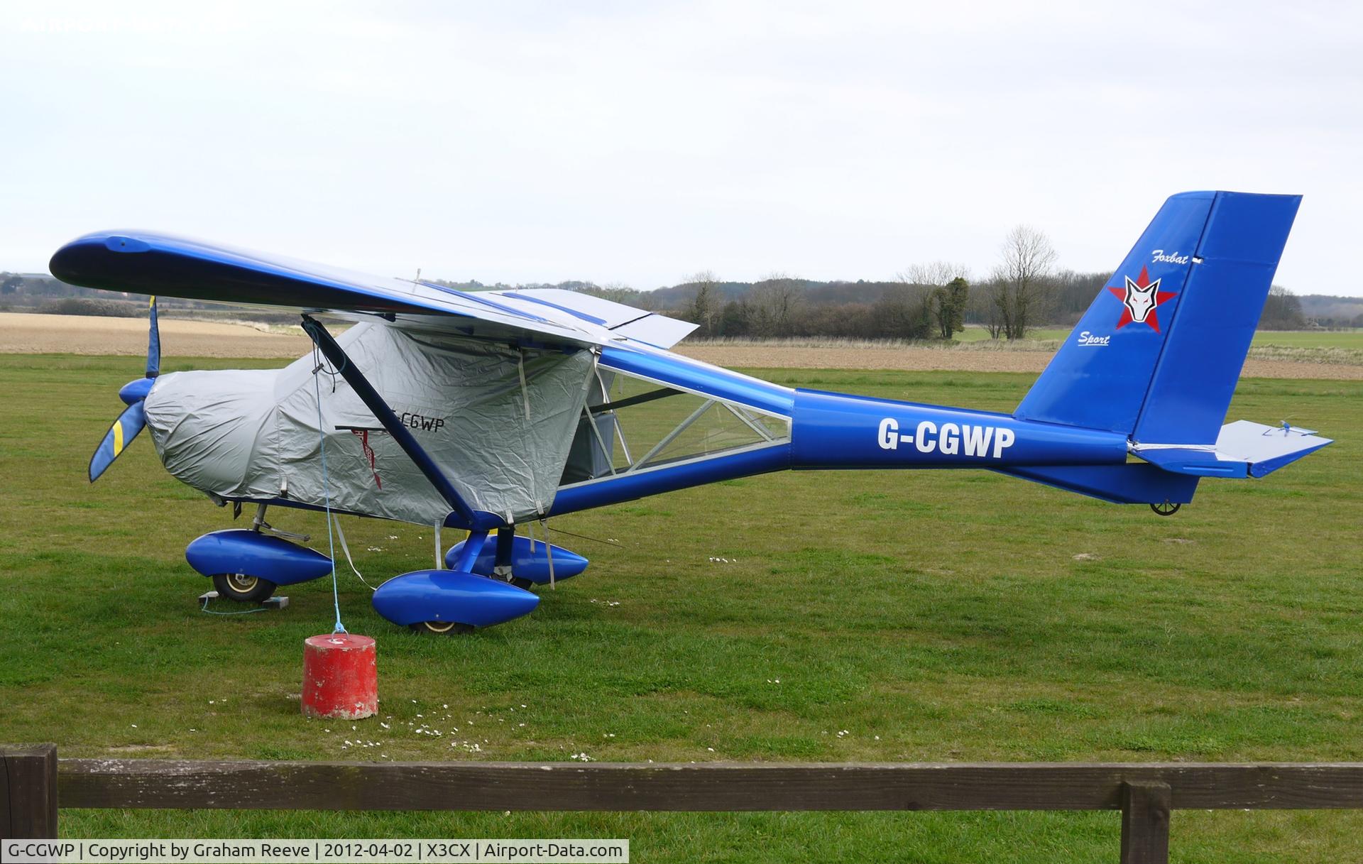 G-CGWP, 2011 Aeroprakt A-22L Foxbat C/N LAA 317A-15070, Parked at Northrepps.