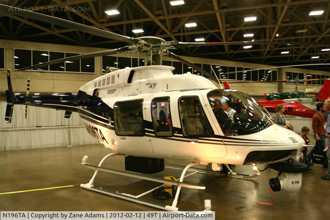 N196TA, Bell 407 C/N 53925, On display at Heli-Expo 2012, Dallas, TX