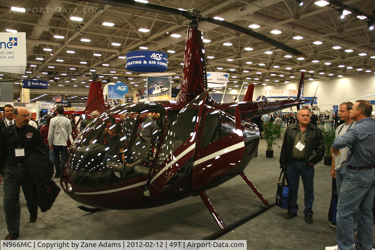 N966MC, 2011 Robinson R66 C/N 0115, On display at Heli-Expo - 2012 - Dallas, Tx