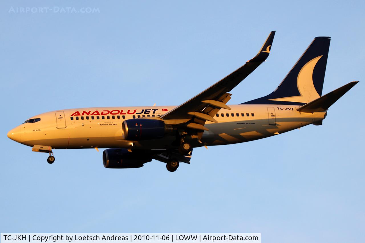 TC-JKH, 2007 Boeing 737-76N C/N 34757, ANADOLUJET / former SkyEurope OM-NGL