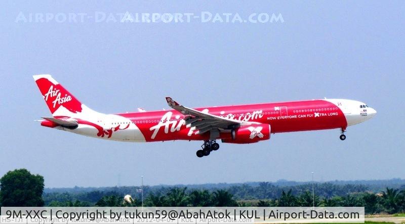 9M-XXC, 2009 Airbus A330-343X C/N 1048, AirAsia X