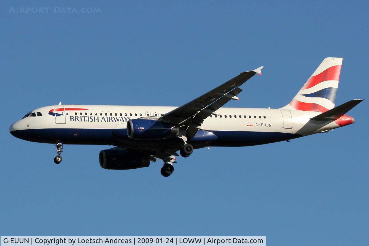 G-EUUN, 2003 Airbus A320-232 C/N 1910, 