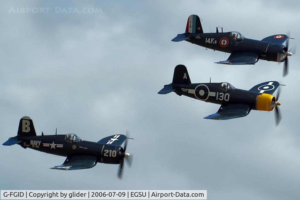 G-FGID, 1945 Goodyear FG-1D Corsair C/N 3111, Mean machines!