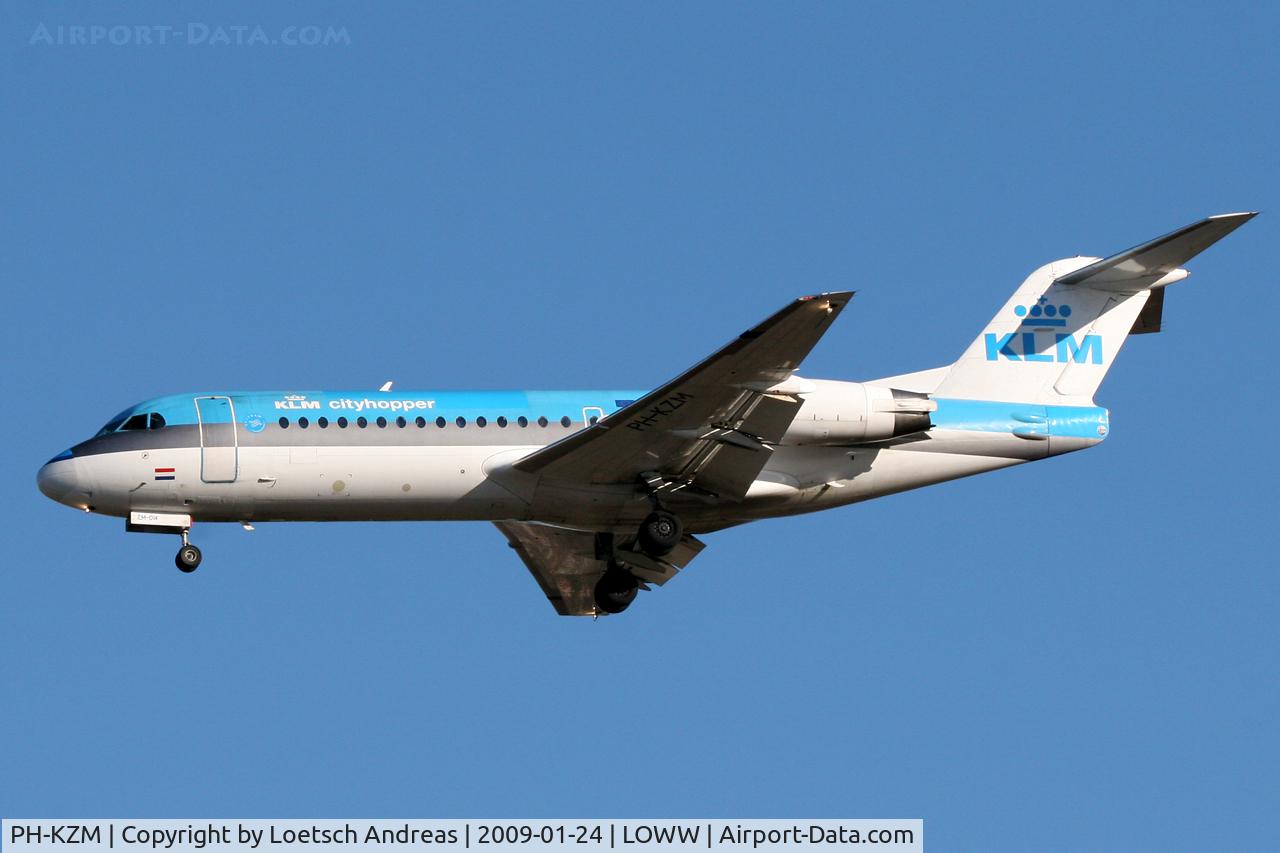 PH-KZM, 1995 Fokker 70 (F-28-0070) C/N 11561, KLM Cityhopper