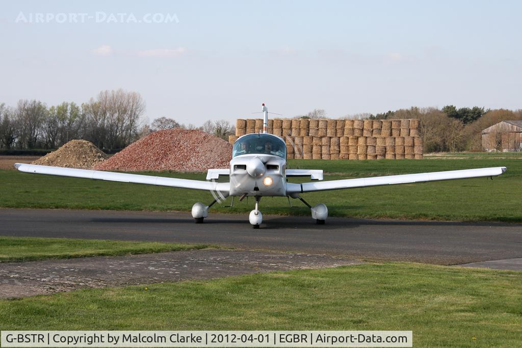 G-BSTR, 1974 Grumman American AA-5 Traveler C/N AA5-0688, Grumman American AA-5 Traveler, Breighton Airfield's 2012 April Fools Fly-In.