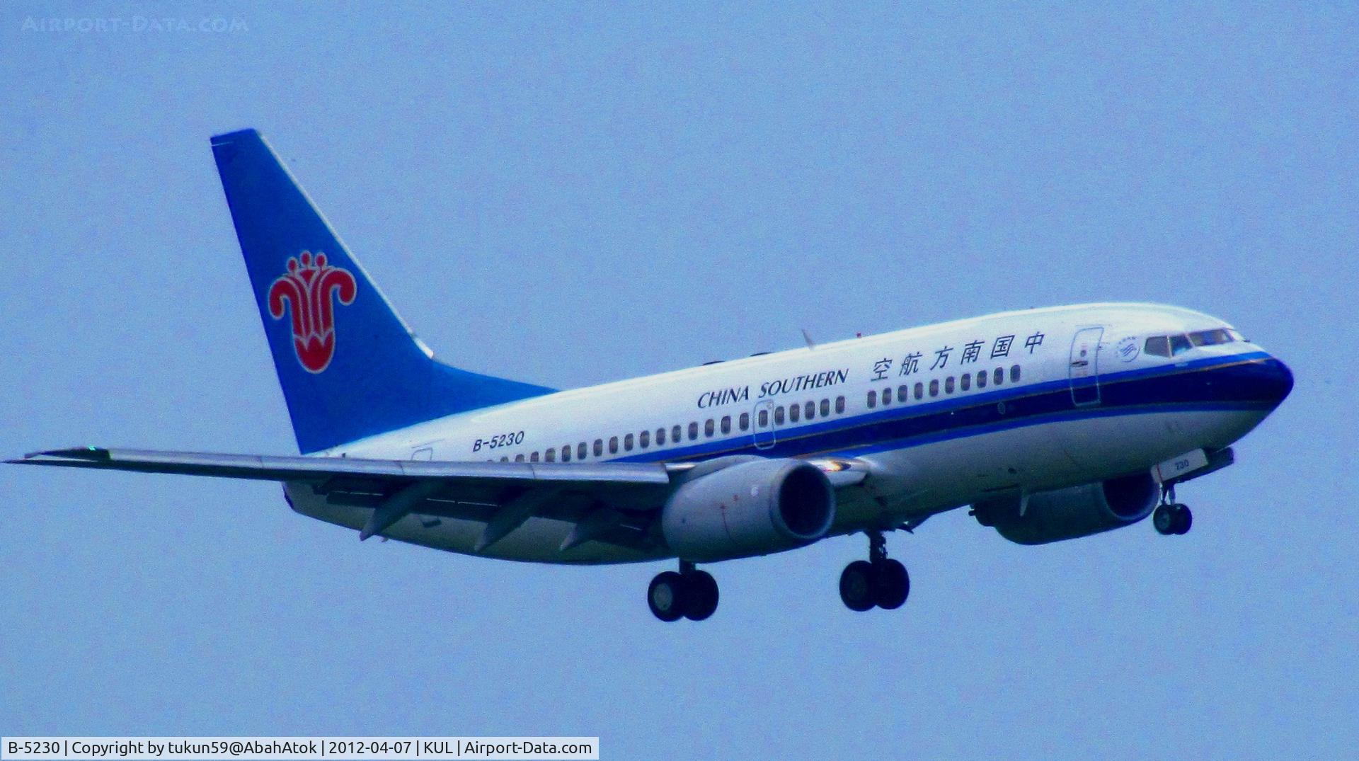 B-5230, 2006 Boeing 737-71B C/N 29371, China Southern Airlines