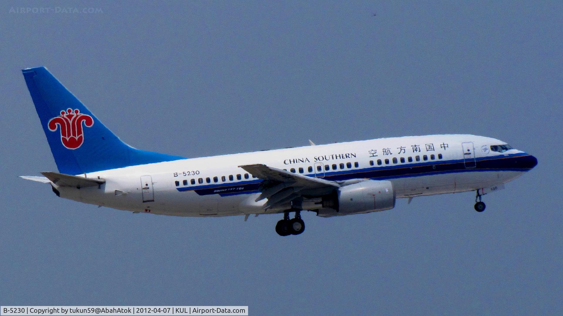 B-5230, 2006 Boeing 737-71B C/N 29371, China Southern Airlines