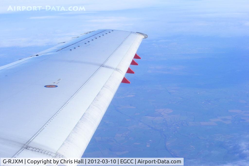 G-RJXM, 2000 Embraer ERJ-145MP (EMB-145MP) C/N 145216, enroute from Manchester to Heathrow