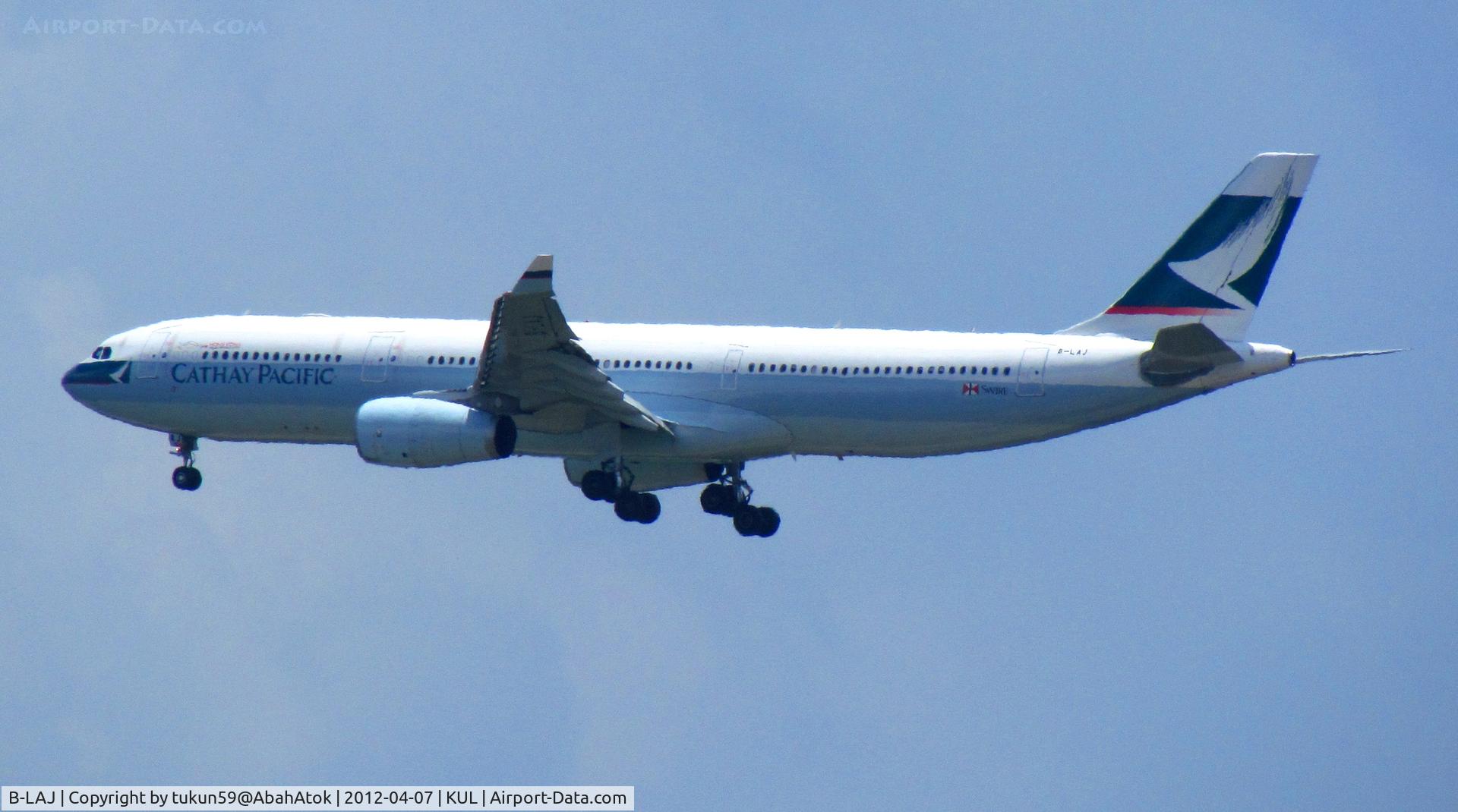 B-LAJ, 2010 Airbus A330-343X C/N 1163, Cathay Pacific Airways