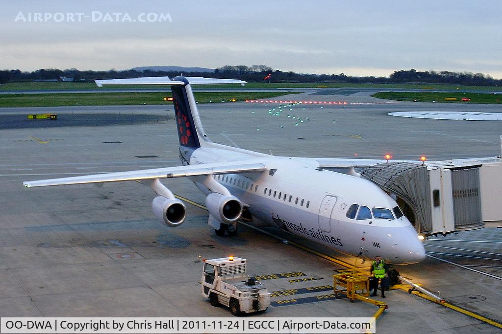 OO-DWA, 1997 British Aerospace Avro 146-RJ100 C/N E3308, Brussels Airways