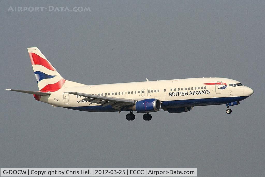 G-DOCW, 1992 Boeing 737-436 C/N 25856, British Airways