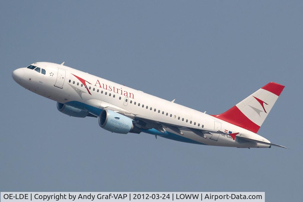 OE-LDE, 2005 Airbus A319-112 C/N 2494, Austrian Airlines A319