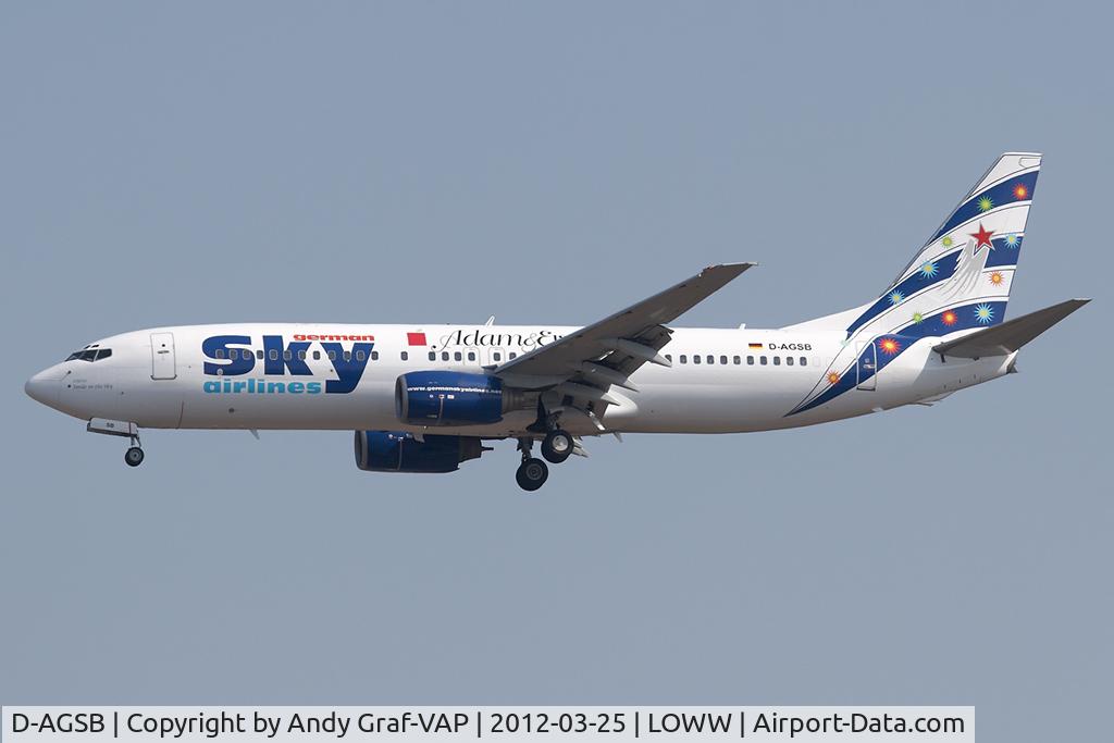 D-AGSB, 2000 Boeing 737-883 C/N 30194, German Sky 737-800