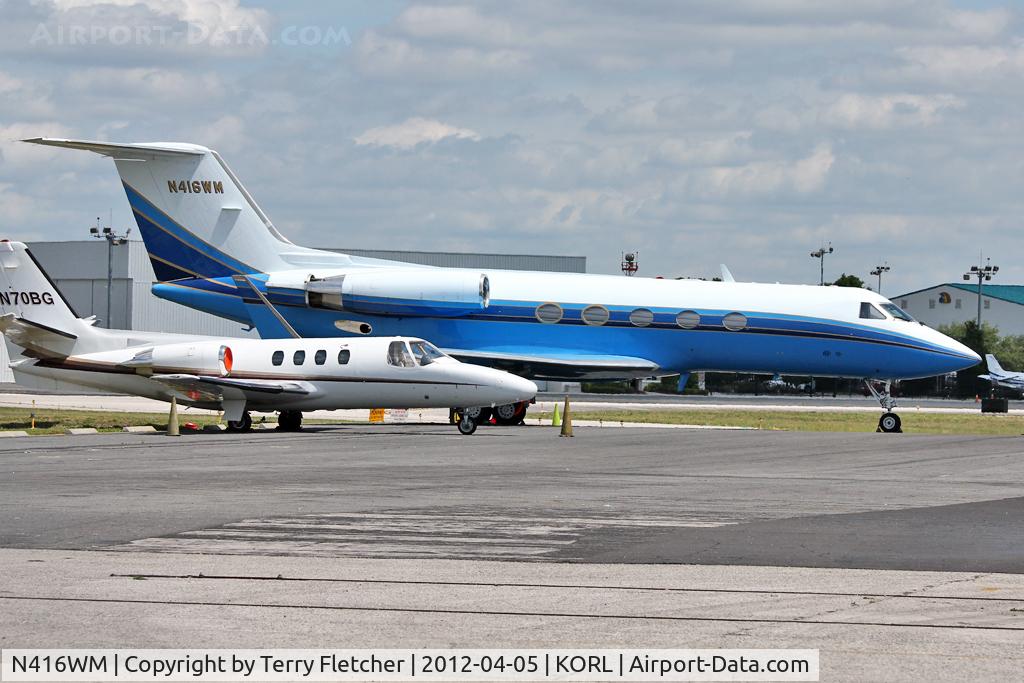 N416WM, 1986 Gulfstream Aerospace G-1159A Gulfstream III C/N 487, Gulfstream Aerospace G-1159A, c/n: 487 at Orlando Exec