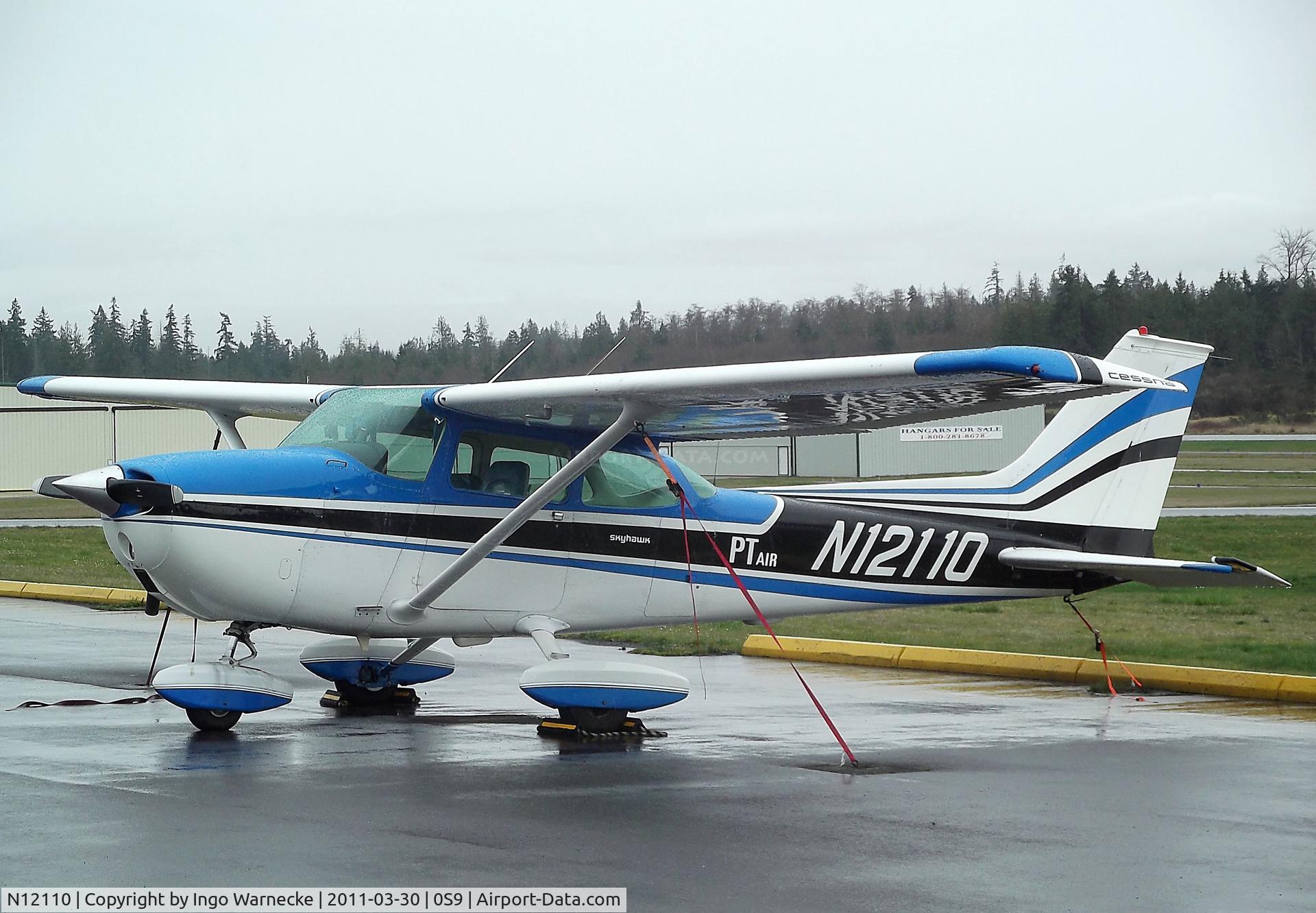 N12110, 1973 Cessna 172M C/N 17261815, Cessna 172M at Jefferson County Intl Airport, Port Townsend WA