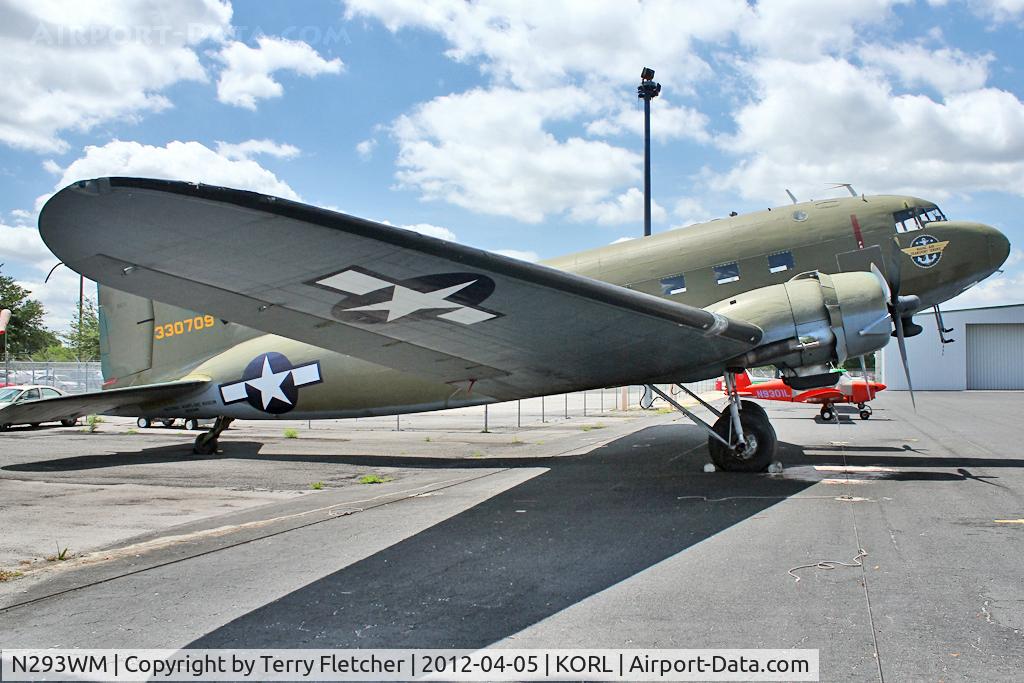 N293WM, 1943 Douglas DC3C-S1C3G (C-47A) C/N 13860, 1943 Douglas DC3C-S1C3G, c/n: 13860 ex USAF 43-30709 and USN Bu39097 at Orlando Exec