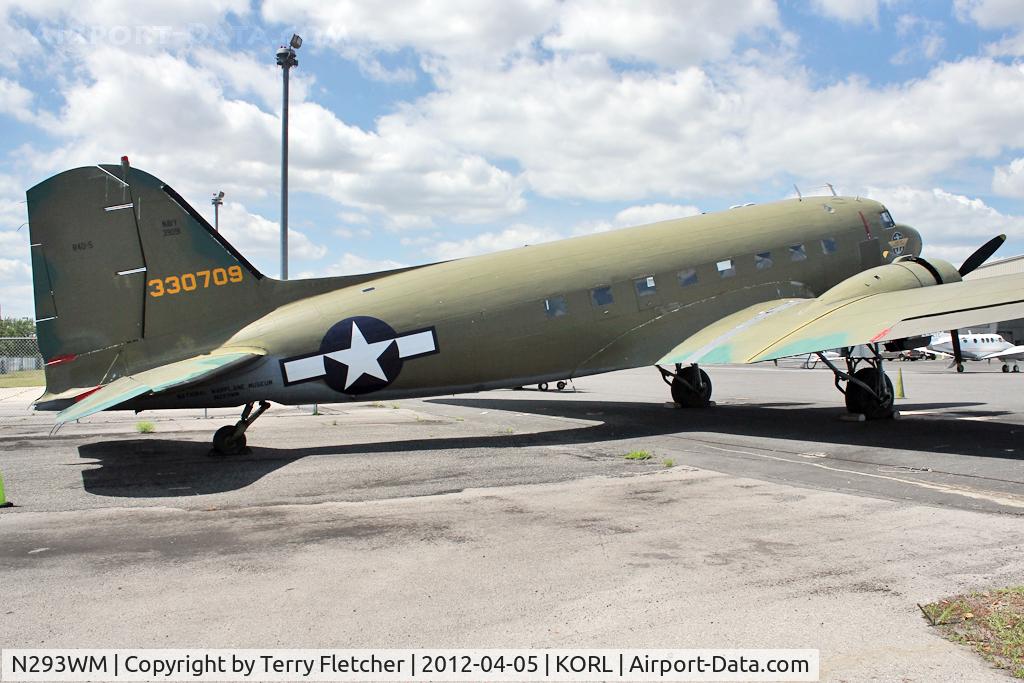 N293WM, 1943 Douglas DC3C-S1C3G (C-47A) C/N 13860, 1943 Douglas DC3C-S1C3G, c/n: 13860 ex USAF 43-30709 and USN Bu39097 at Orlando Exec